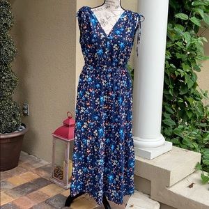 NWT Gap Floral Button Dress Maxi